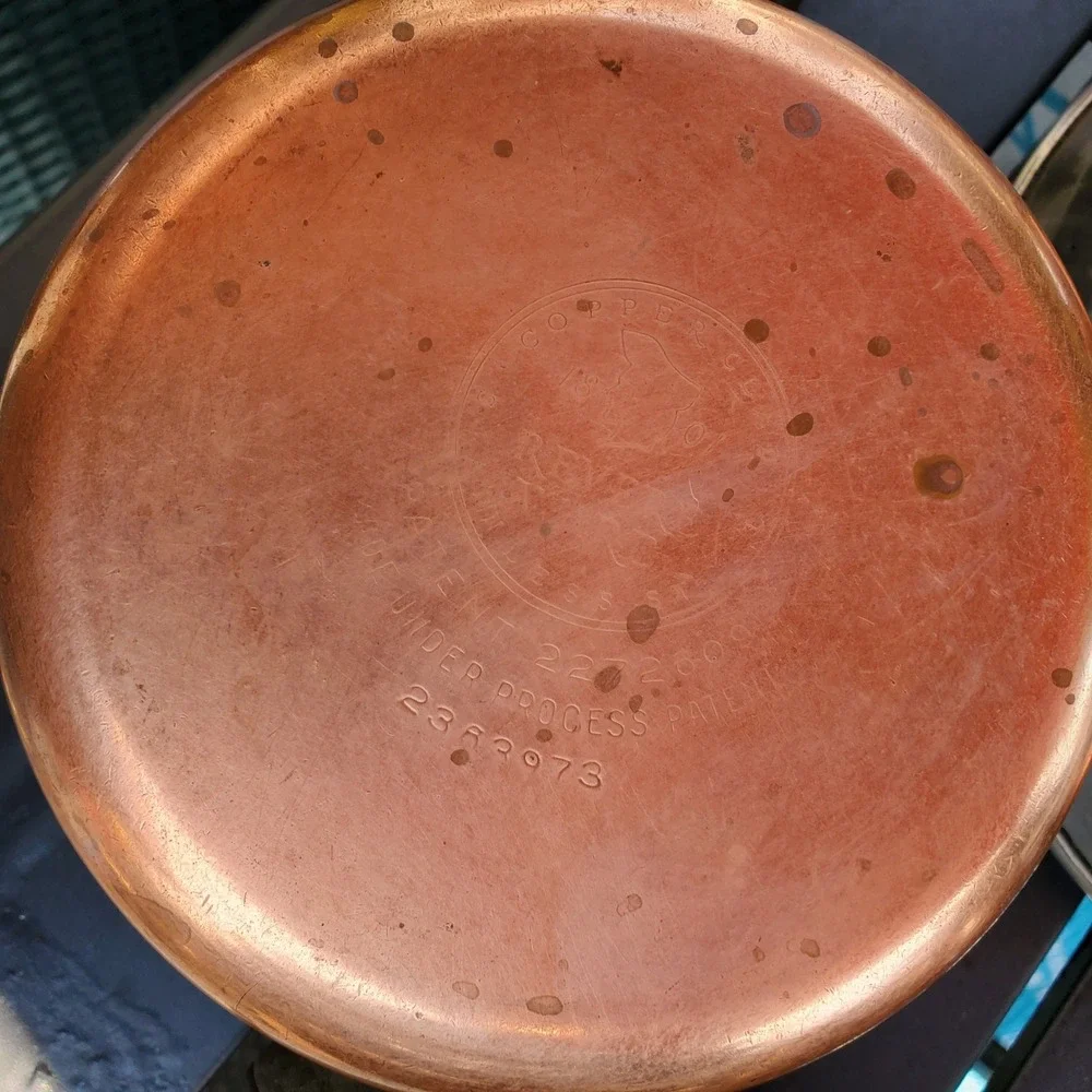 Vintage Revere Ware 1801 Copper Bottom 13-Pc Cookware Set Pots Pans Lids USA